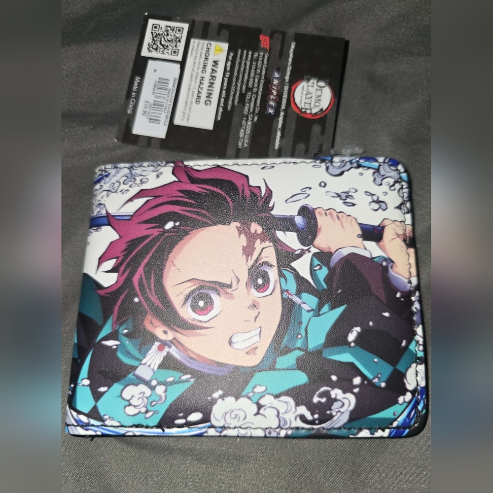 Funko Demon Slayer Tanjiro Kamado Checkerboard Wallet, BRAND NEW Fast Shipping